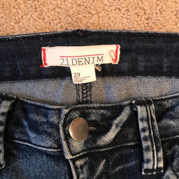 Forever 21 Skinny Jeans Womens Size 29 US 8 Super Stretch Denim Blue - Picture 6 of 12